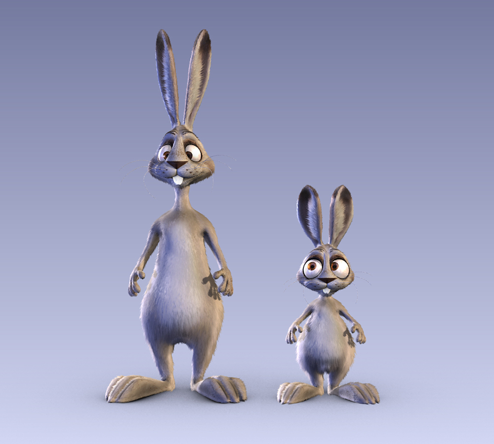 Tapiti grande y chiquito